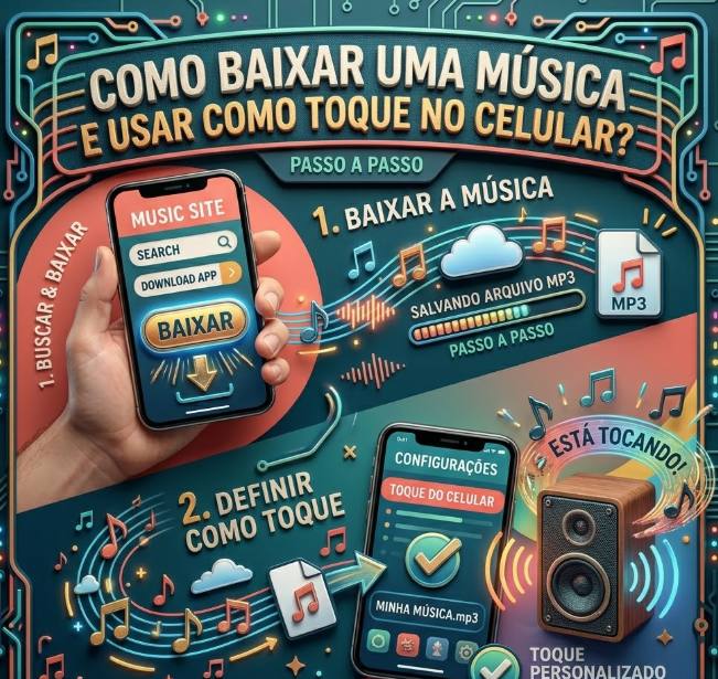 Como baixar uma música e usar como toque no celular?
