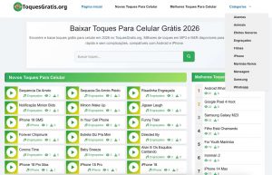Por que escolher o ToquesGratis.org para seus toques para celular