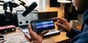 Usando o GarageBand para transformar música em toque